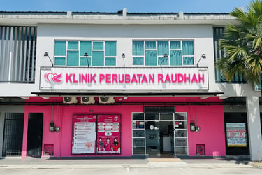 Gambar hadapan Klinik Raudhah Seberang Takir
